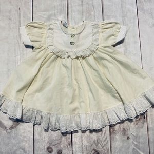 Vintage Mini World Pale Yellow Dress